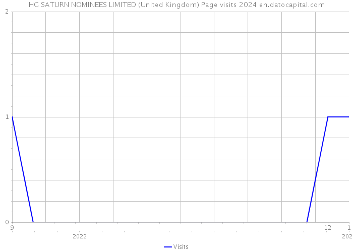 HG SATURN NOMINEES LIMITED (United Kingdom) Page visits 2024 