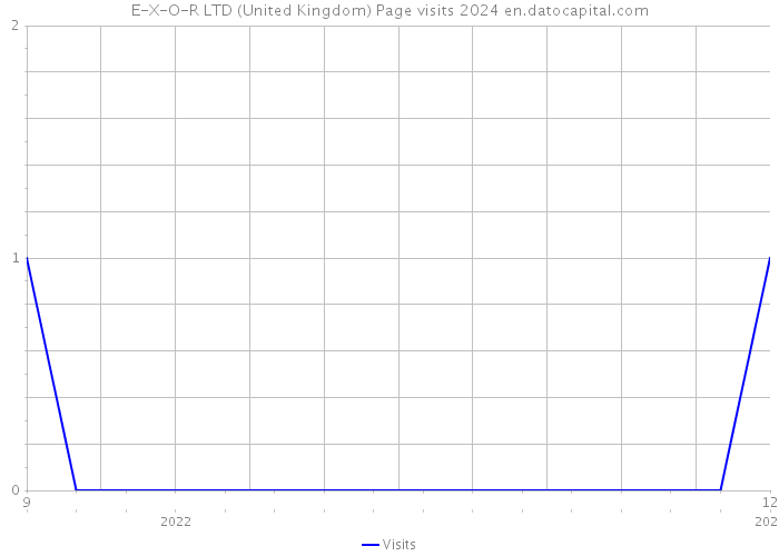 E-X-O-R LTD (United Kingdom) Page visits 2024 