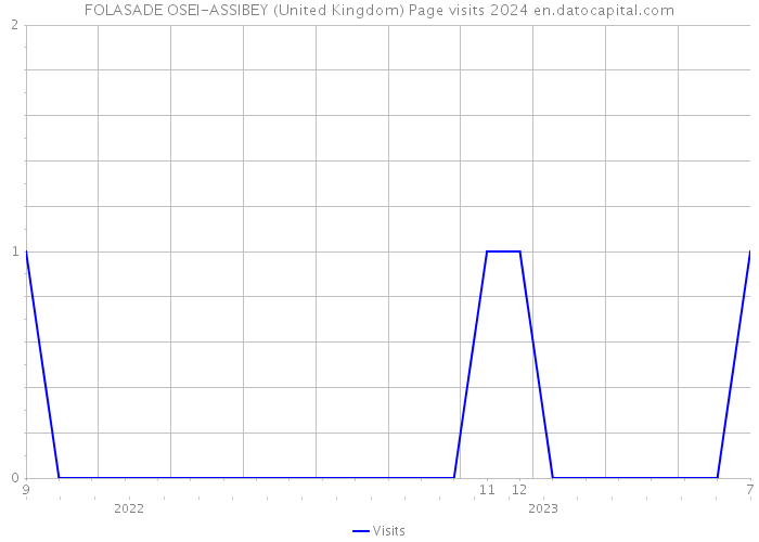FOLASADE OSEI-ASSIBEY (United Kingdom) Page visits 2024 