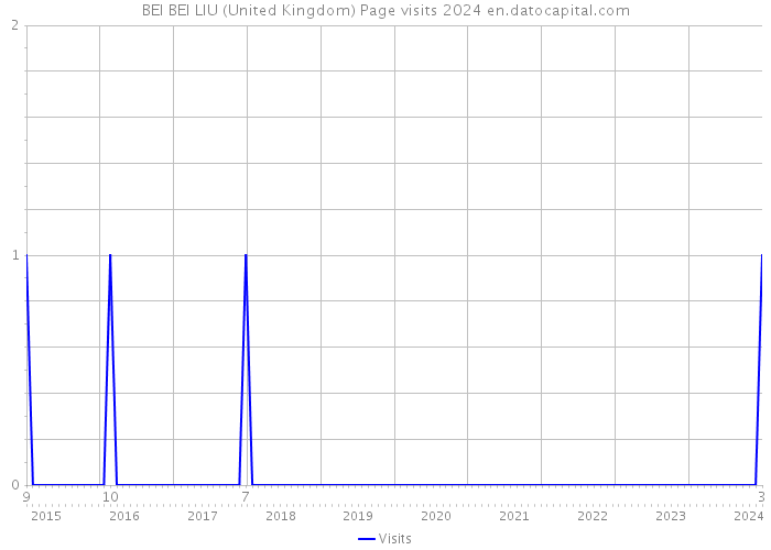 BEI BEI LIU (United Kingdom) Page visits 2024 