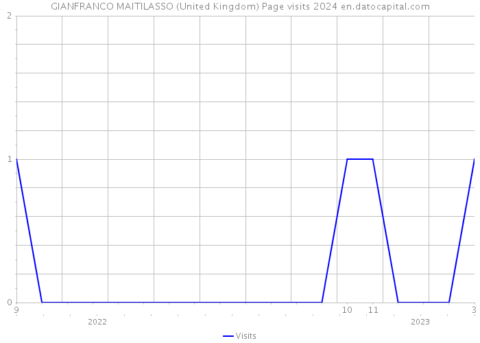 GIANFRANCO MAITILASSO (United Kingdom) Page visits 2024 