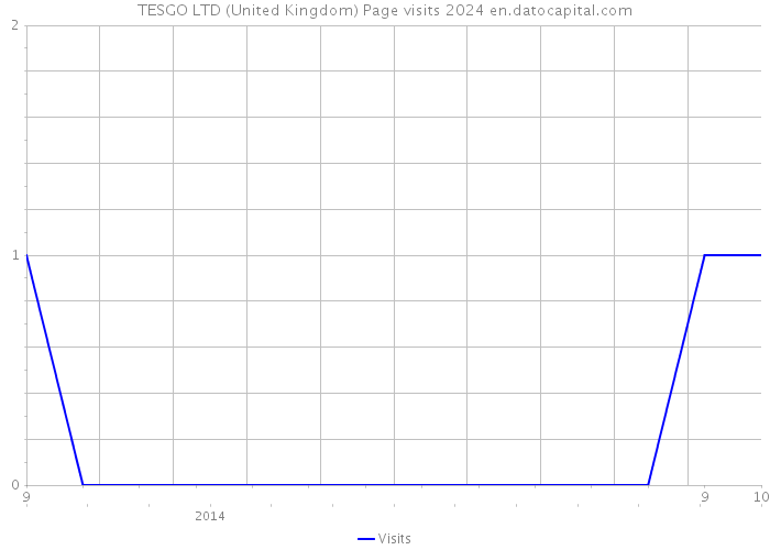 TESGO LTD (United Kingdom) Page visits 2024 