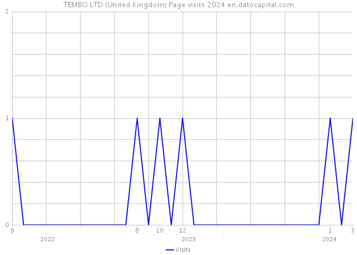 TEMBO LTD (United Kingdom) Page visits 2024 