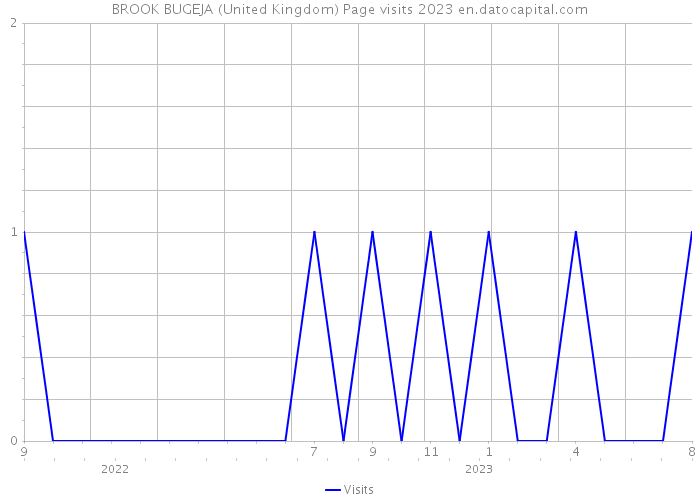 BROOK BUGEJA (United Kingdom) Page visits 2023 