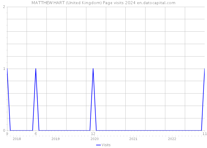 MATTHEW HART (United Kingdom) Page visits 2024 