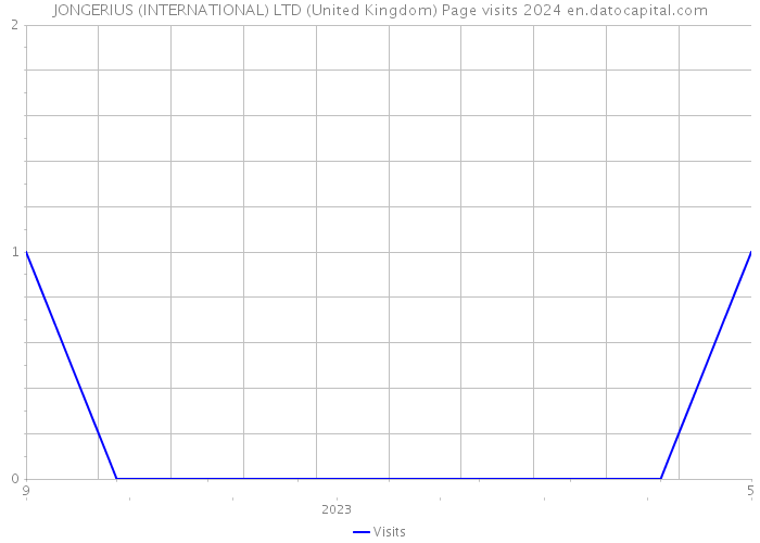 JONGERIUS (INTERNATIONAL) LTD (United Kingdom) Page visits 2024 