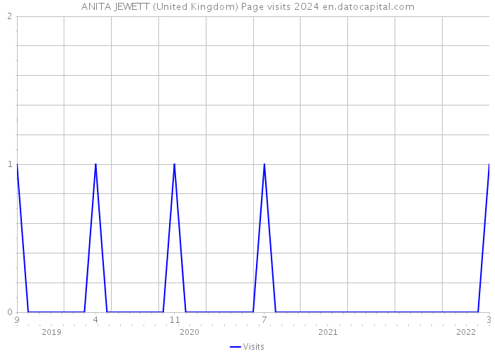 ANITA JEWETT (United Kingdom) Page visits 2024 