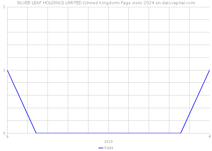 SILVER LEAF HOLDINGS LIMITED (United Kingdom) Page visits 2024 