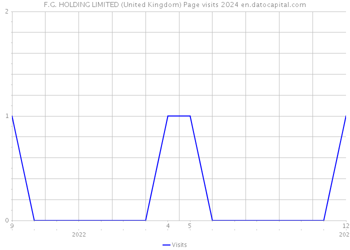 F.G. HOLDING LIMITED (United Kingdom) Page visits 2024 
