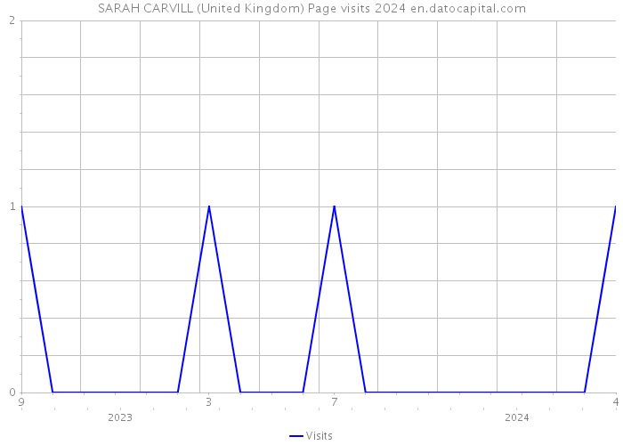SARAH CARVILL (United Kingdom) Page visits 2024 