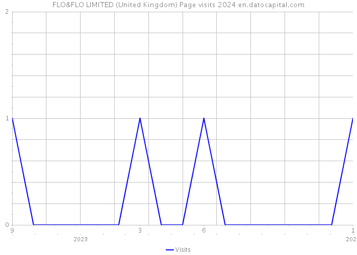 FLO&FLO LIMITED (United Kingdom) Page visits 2024 