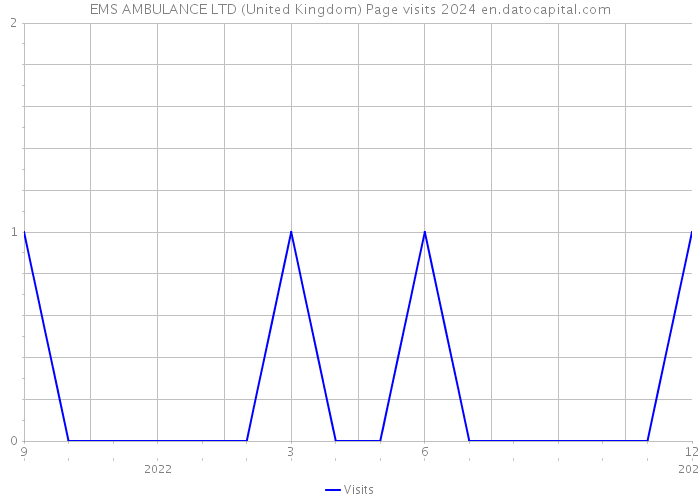 EMS AMBULANCE LTD (United Kingdom) Page visits 2024 