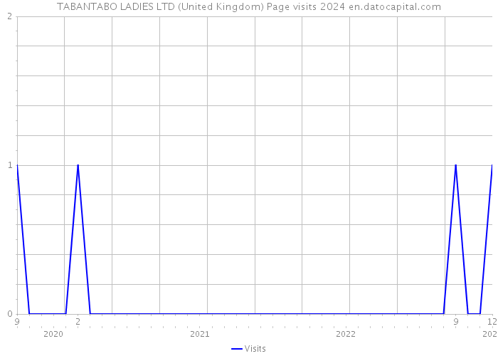 TABANTABO LADIES LTD (United Kingdom) Page visits 2024 