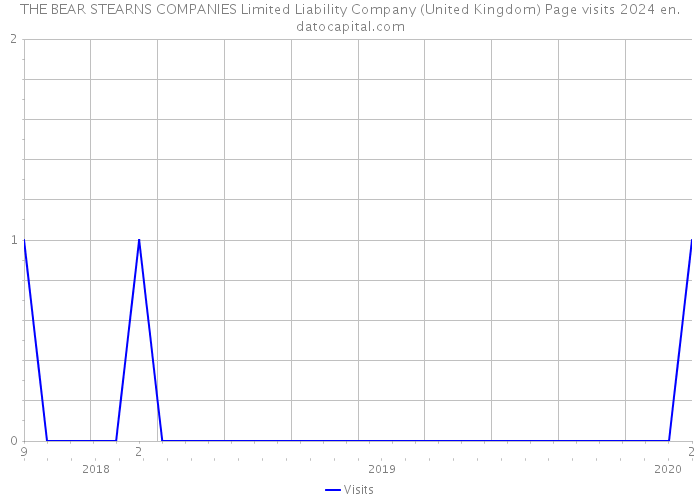 THE BEAR STEARNS COMPANIES Limited Liability Company (United Kingdom) Page visits 2024 