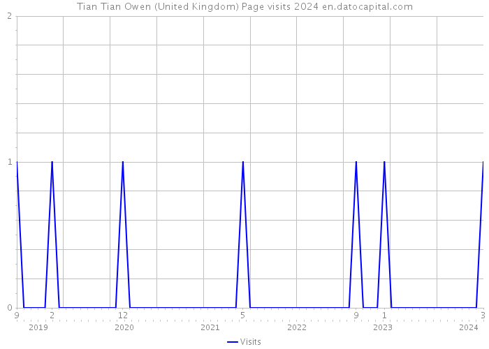 Tian Tian Owen (United Kingdom) Page visits 2024 