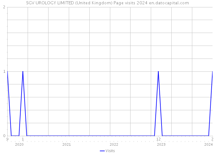 SGV UROLOGY LIMITED (United Kingdom) Page visits 2024 