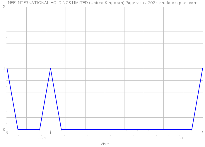 NFE INTERNATIONAL HOLDINGS LIMITED (United Kingdom) Page visits 2024 
