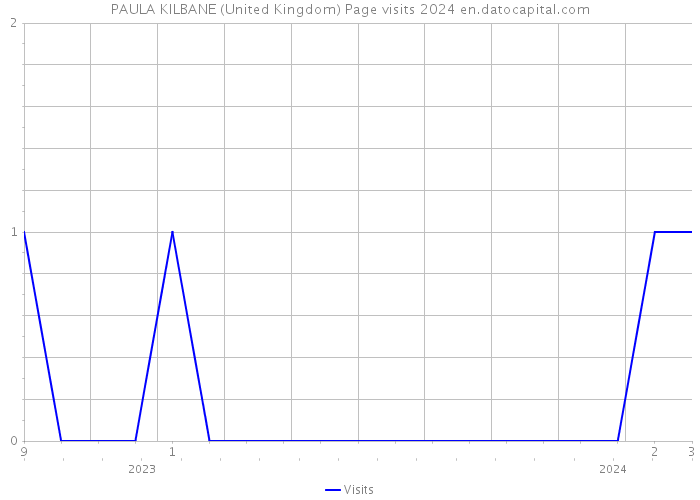 PAULA KILBANE (United Kingdom) Page visits 2024 