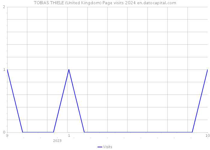 TOBIAS THIELE (United Kingdom) Page visits 2024 