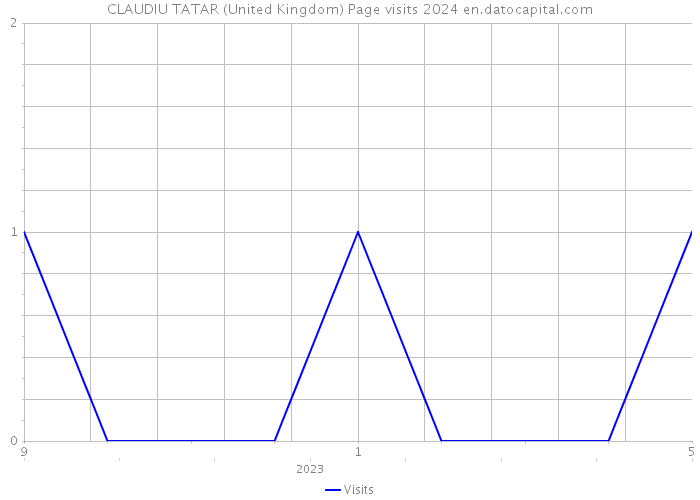 CLAUDIU TATAR (United Kingdom) Page visits 2024 