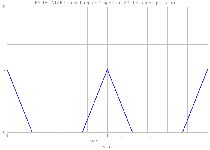 FATIH TATAR (United Kingdom) Page visits 2024 