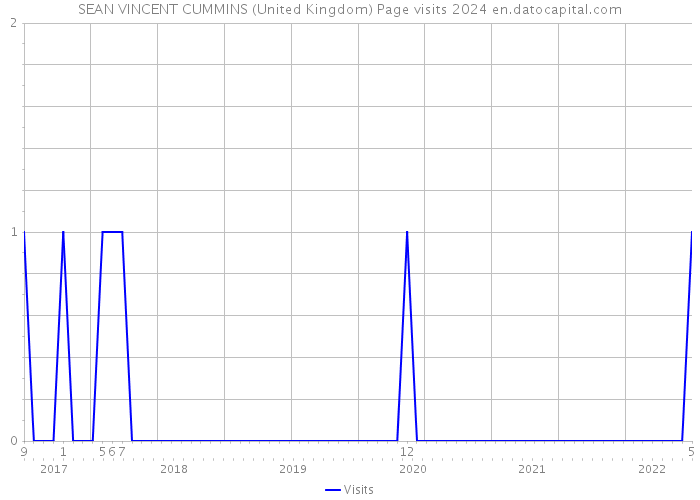 SEAN VINCENT CUMMINS (United Kingdom) Page visits 2024 
