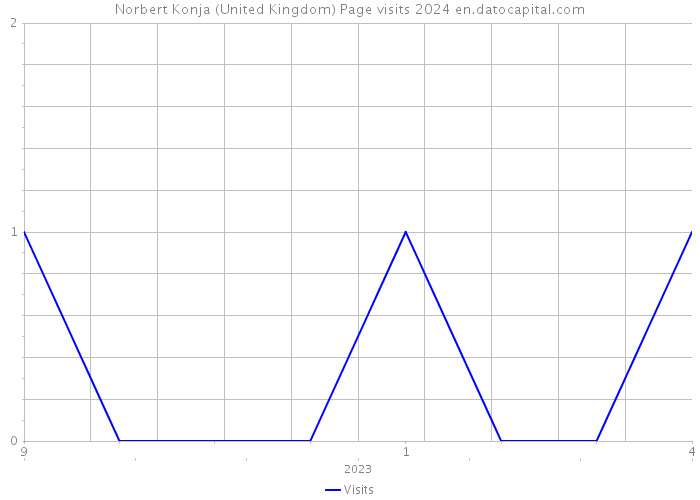 Norbert Konja (United Kingdom) Page visits 2024 