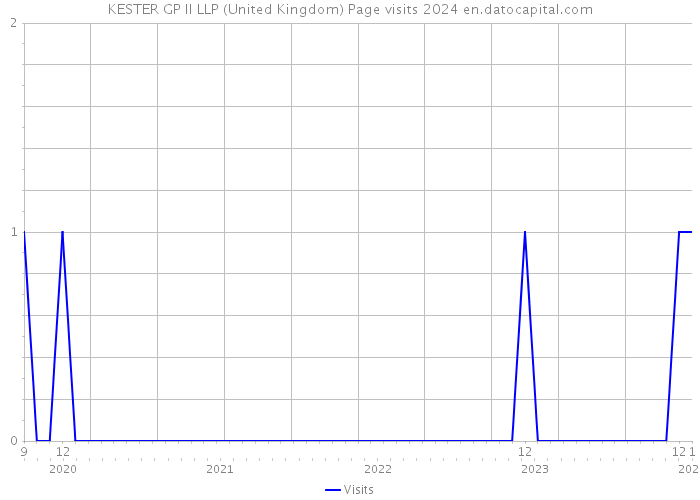 KESTER GP II LLP (United Kingdom) Page visits 2024 