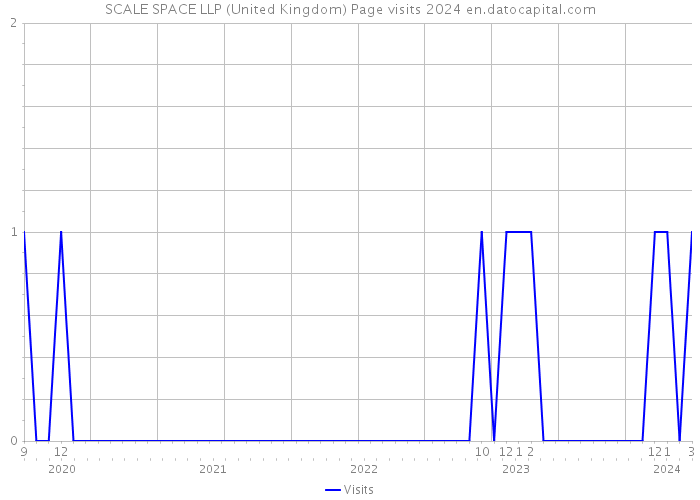 SCALE SPACE LLP (United Kingdom) Page visits 2024 