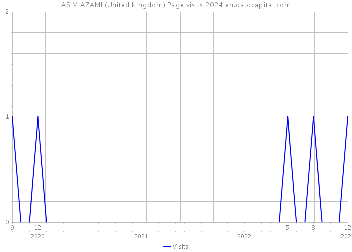 ASIM AZAMI (United Kingdom) Page visits 2024 