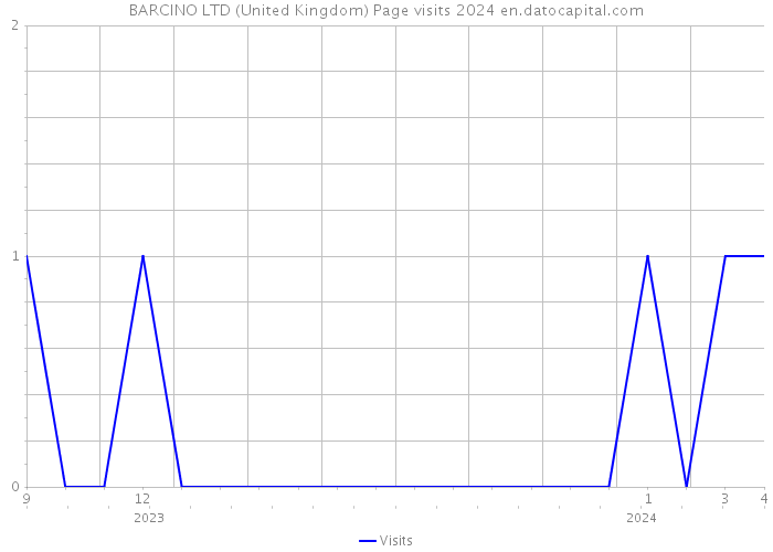 BARCINO LTD (United Kingdom) Page visits 2024 