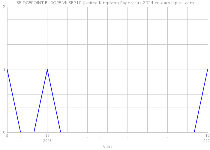 BRIDGEPOINT EUROPE VII SFP LP (United Kingdom) Page visits 2024 