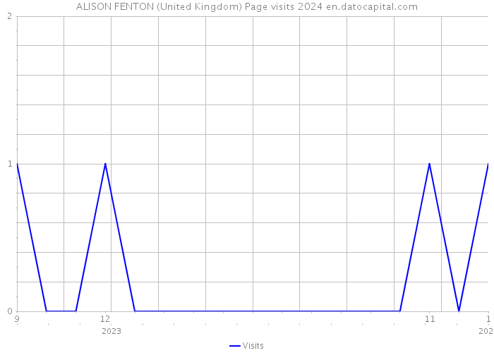 ALISON FENTON (United Kingdom) Page visits 2024 