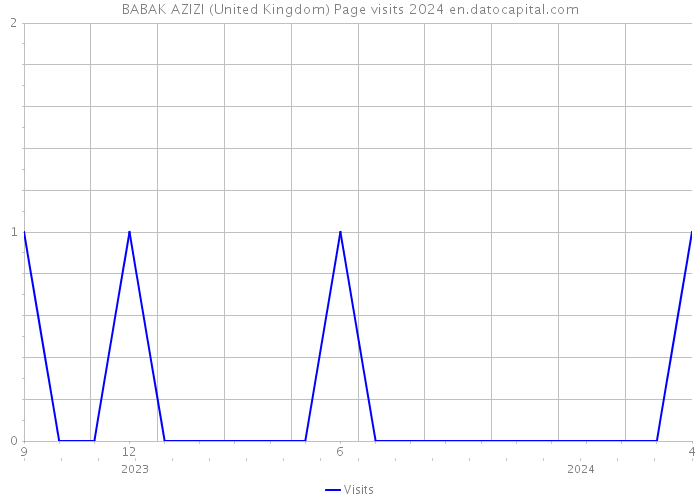 BABAK AZIZI (United Kingdom) Page visits 2024 