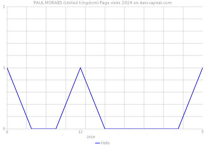 PAUL MORAES (United Kingdom) Page visits 2024 