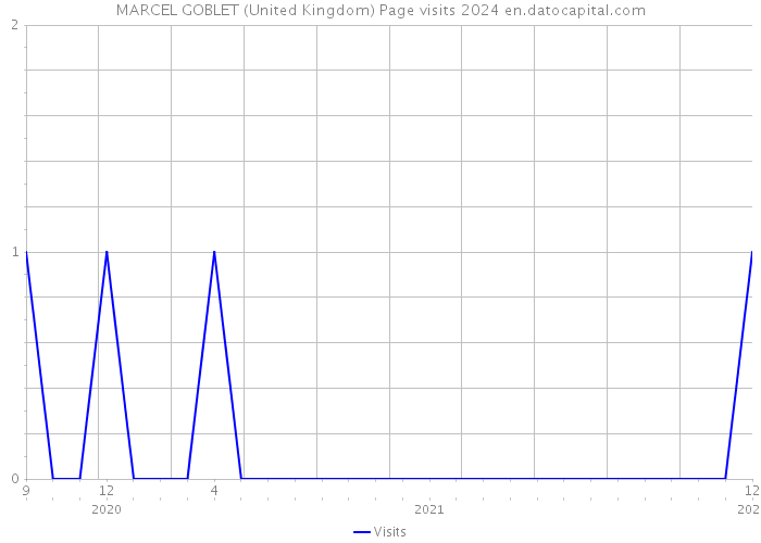 MARCEL GOBLET (United Kingdom) Page visits 2024 
