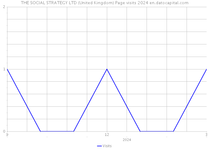 THE SOCIAL STRATEGY LTD (United Kingdom) Page visits 2024 