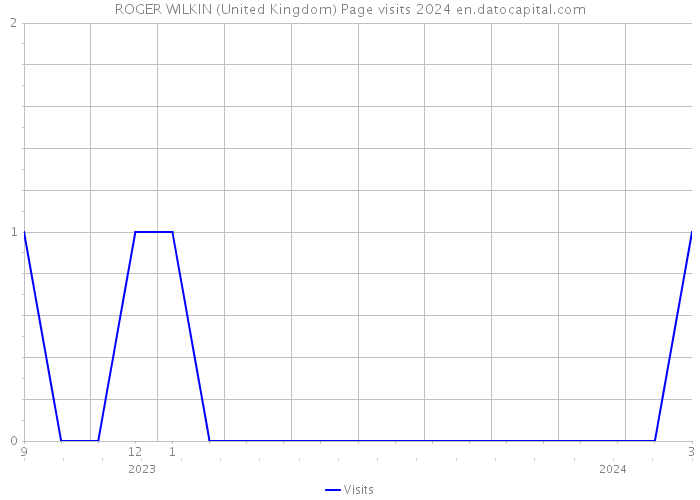 ROGER WILKIN (United Kingdom) Page visits 2024 