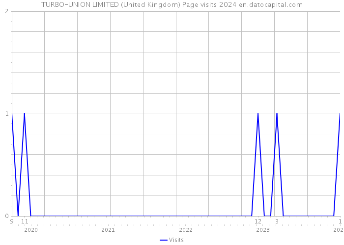 TURBO-UNION LIMITED (United Kingdom) Page visits 2024 