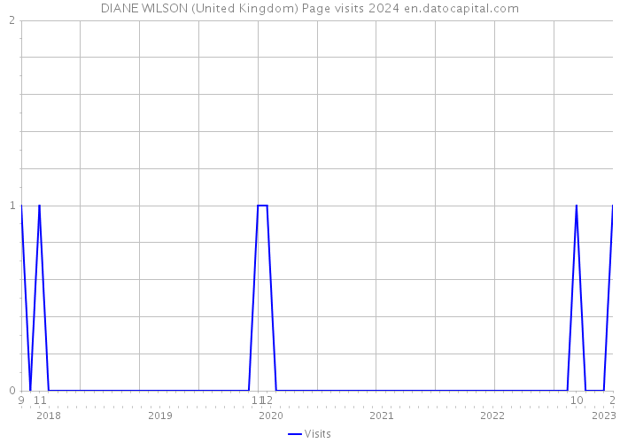 DIANE WILSON (United Kingdom) Page visits 2024 