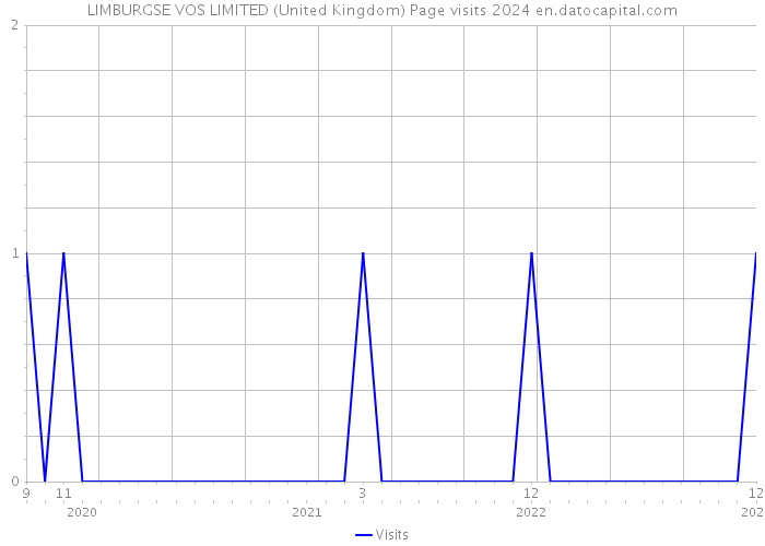 LIMBURGSE VOS LIMITED (United Kingdom) Page visits 2024 