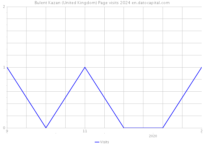 Bulent Kazan (United Kingdom) Page visits 2024 
