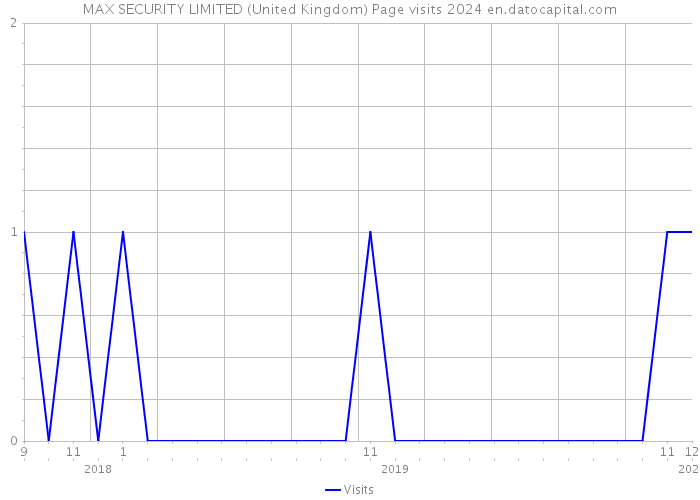 MAX SECURITY LIMITED (United Kingdom) Page visits 2024 