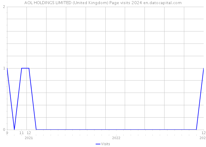 AOL HOLDINGS LIMITED (United Kingdom) Page visits 2024 