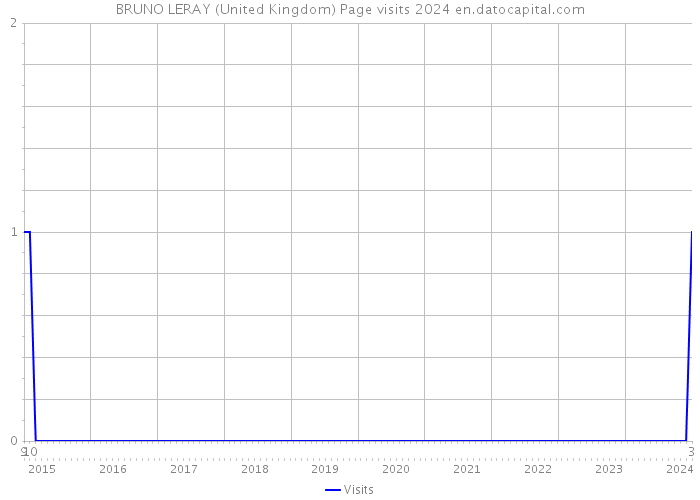 BRUNO LERAY (United Kingdom) Page visits 2024 