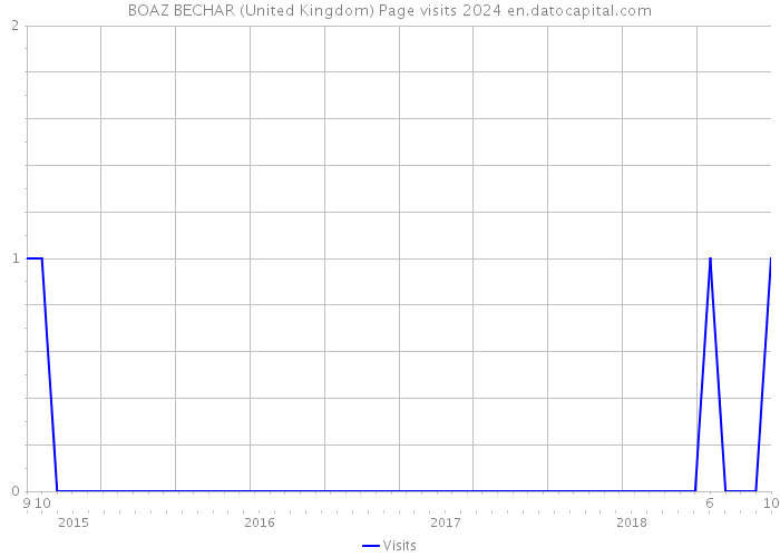 BOAZ BECHAR (United Kingdom) Page visits 2024 