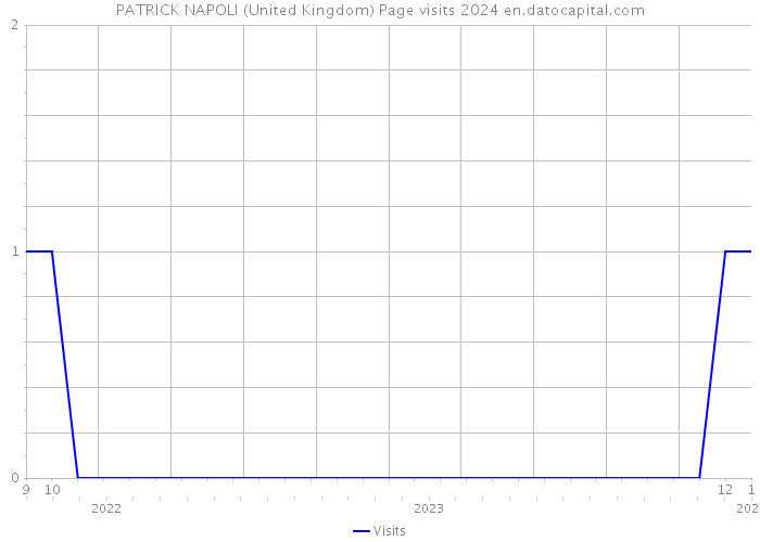 PATRICK NAPOLI (United Kingdom) Page visits 2024 