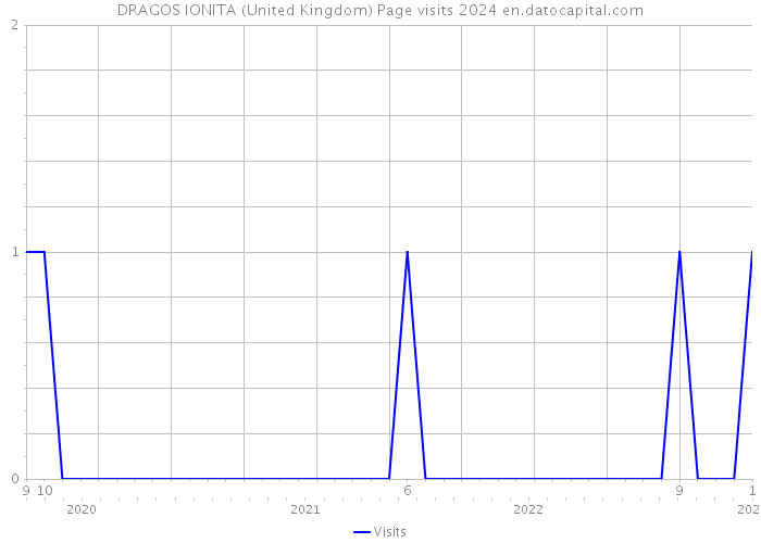 DRAGOS IONITA (United Kingdom) Page visits 2024 