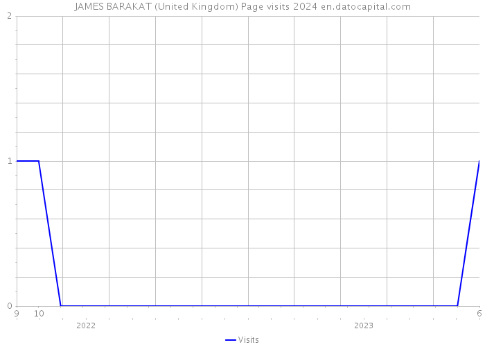 JAMES BARAKAT (United Kingdom) Page visits 2024 