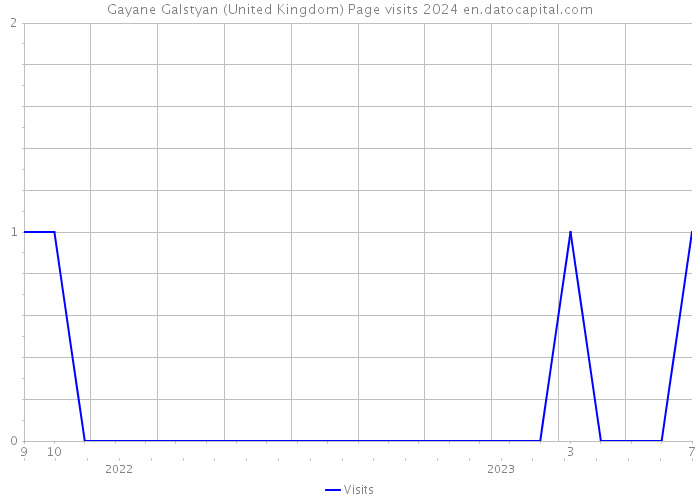 Gayane Galstyan (United Kingdom) Page visits 2024 